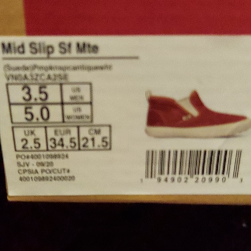 Vans suede all weather shoes
